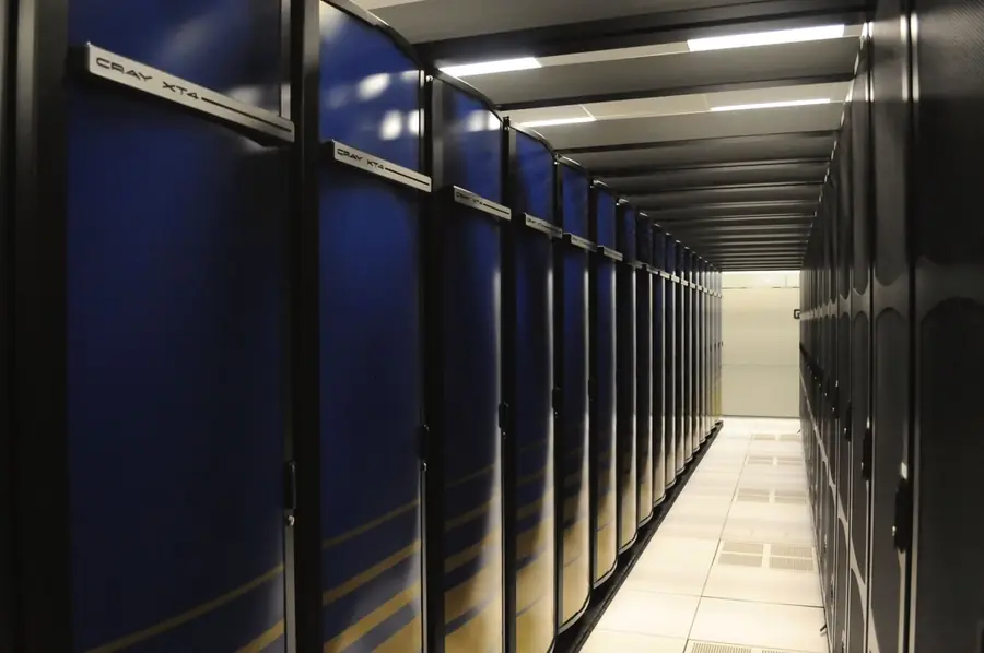 Server racks in a data centre